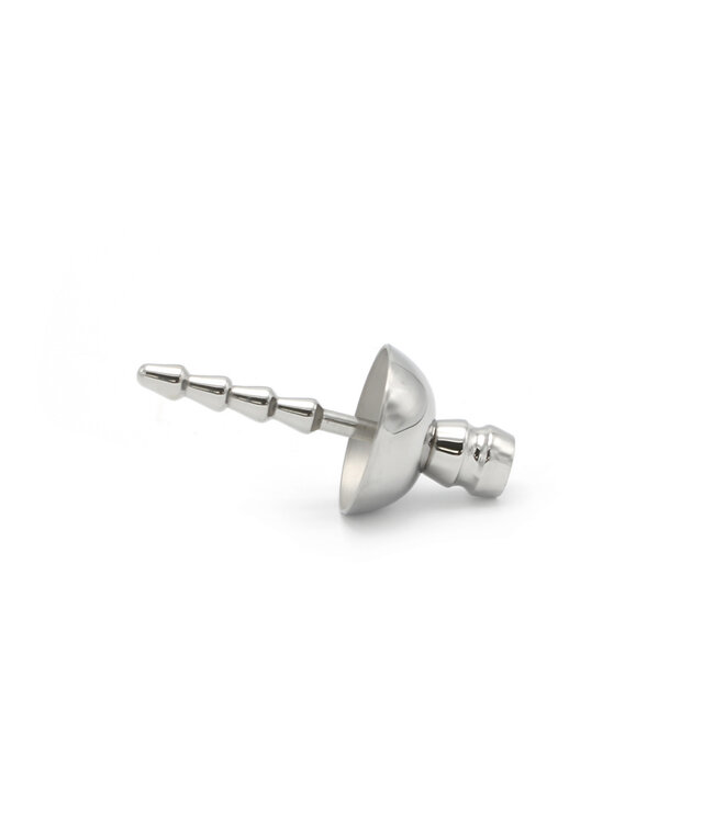 Kiotos Steel Kiotos 8mm Stainless Steel Umbrella Penis Plug for Intense Pleasure