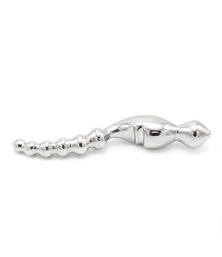 Kiotos Steel Curve Steel Dildo Ridges 22 cm - Handmade Stainless Steel Pleasure