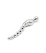 Kiotos Steel Curve Steel Dildo Ridges 22 cm – Handgemaakte Stalen Plezier met Unieke Ribbelstructuur