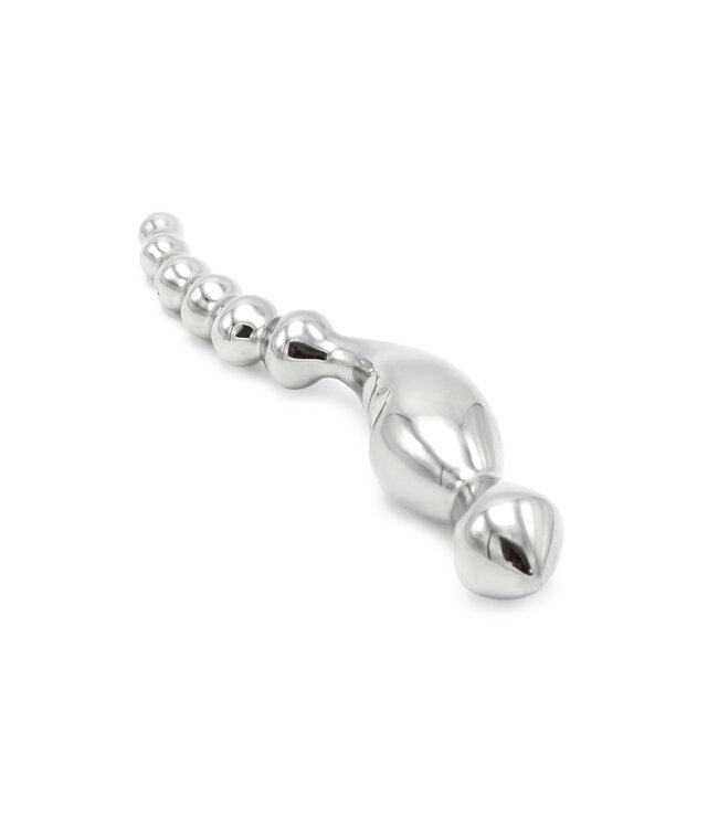 Kiotos Steel Curve Steel Dildo Ridges 22 cm - Handmade Stainless Steel Pleasure