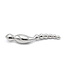 Kiotos Steel Curve Steel Dildo Ridges 22 cm – Handgemaakte Stalen Plezier met Unieke Ribbelstructuur
