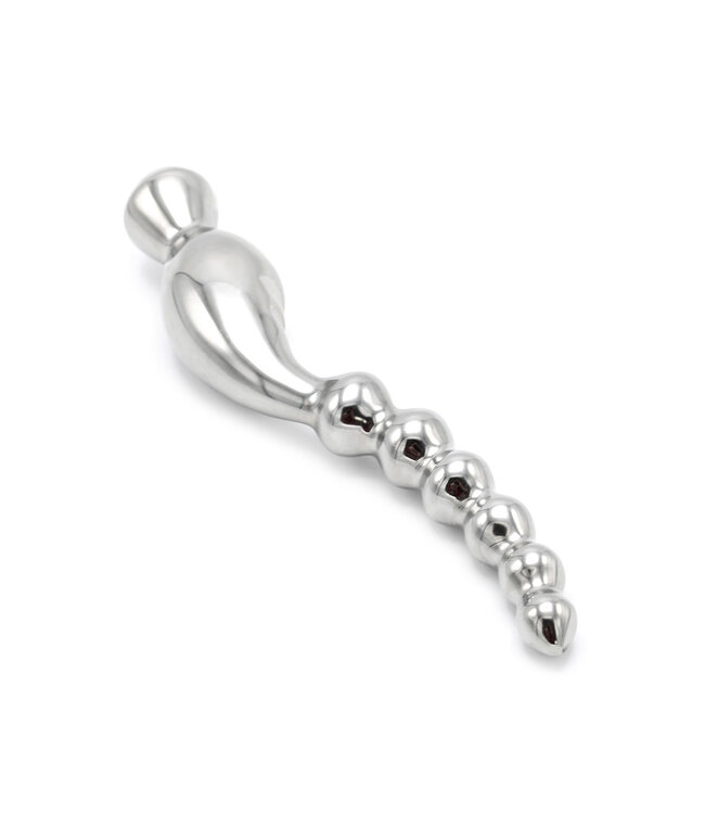 Kiotos Steel Curve Steel Dildo Ridges 22 cm - Handmade Stainless Steel Pleasure