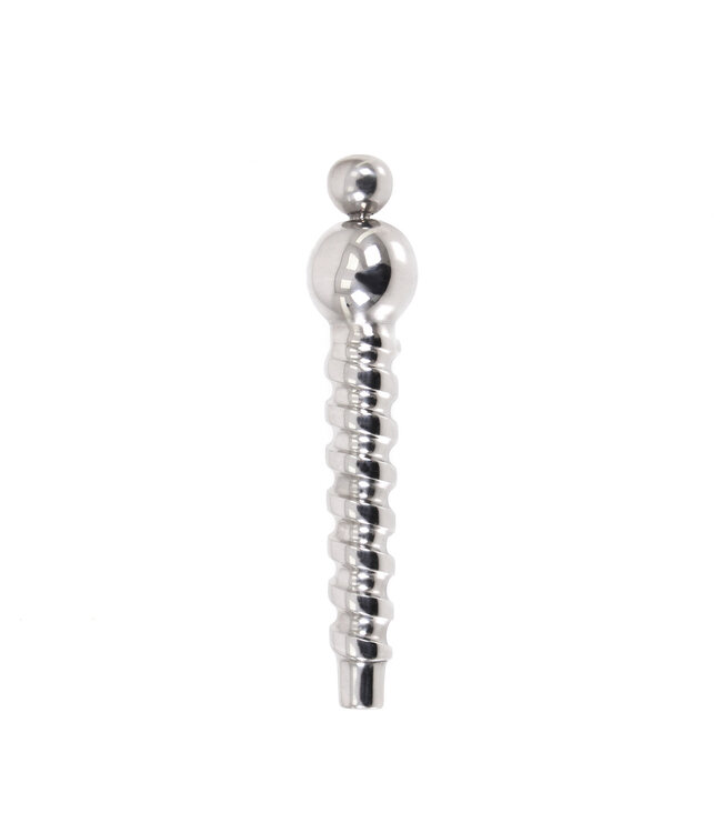 Kiotos Steel Screw Penis Plug | Unique Design, Stainless Steel, 1.3 cm Diameter