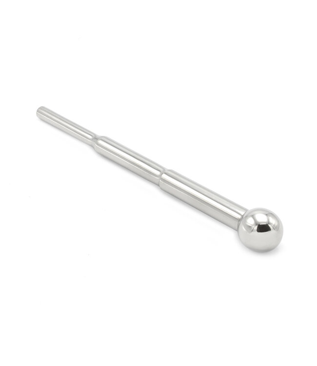 Kiotos Steel Kiotos Extra Long Solid Stainless Steel Penis Plug Trainer 13.9 cm