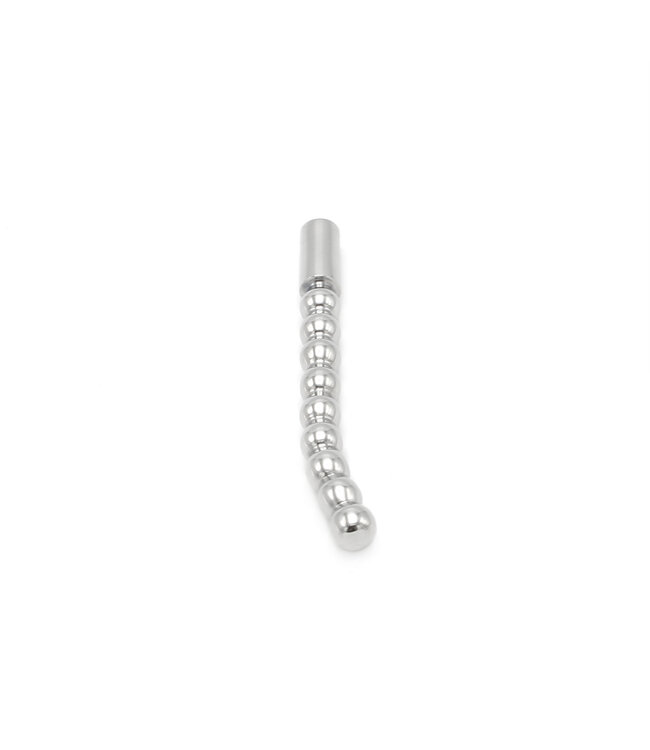 Kiotos Steel Eleganter 8-mm-Penisplug aus Edelstahl mit Perlenmuster und Stimulation
