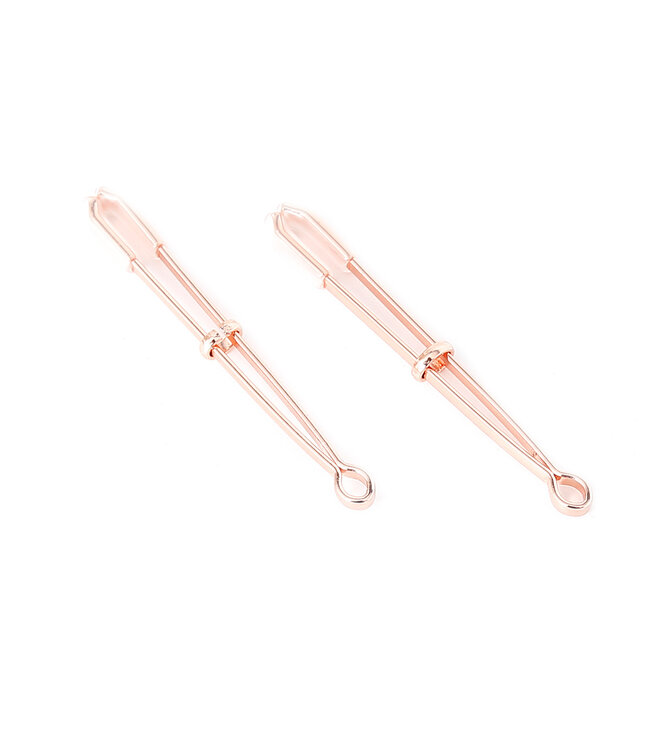 Kiotos Steel Elegante Roségold Nippelklemmen für sinnliche Erlebnisse