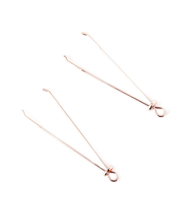 Kiotos Steel Rose Gold Nipple Clamps: Elegant & Sensual Accessory for Intimate Play