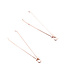 Kiotos Steel Elegante Roségold Nippelklemmen für sinnliche Erlebnisse
