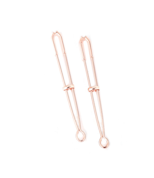 Kiotos Steel Elegante Roségold Nippelklemmen für sinnliche Erlebnisse