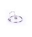 Kiotos Steel Sperm Stopper 25mm - Adjustable Stainless Steel Penis Ring for Climax Delay