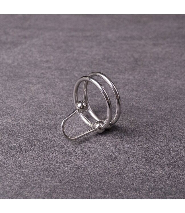 Kiotos Steel Kiotos Spermstopper Double 25 mm | Optimale Grip & Genotversterking
