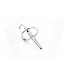 Kiotos Steel Ergonomische Roestvrijstalen Penisplug 25 mm met Beweegbare Eikelring - Kiotos Steel