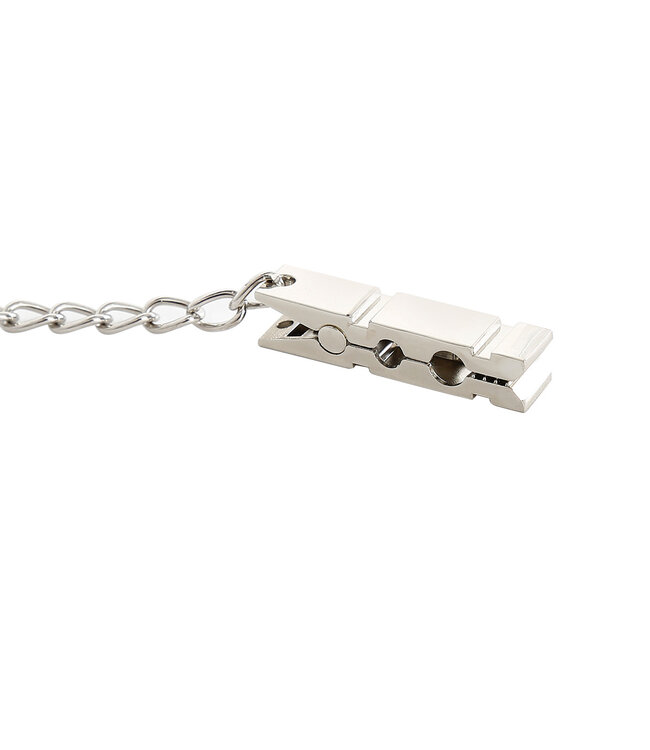 Kiotos Steel Stylish Zinc Alloy Nipple Clamps with Chain for Intense Sensations
