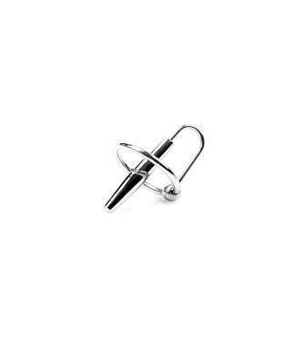 Kiotos Steel Penisplug met Glansring 28 mm - Voor Onvergetelijke Sensaties en Comfort