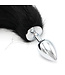 Kiotos Steel Zwart-Witte Vossenstaart Buttplug 46 cm | Perfect voor Beginners & Kinky Plezier