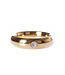 Kiotos Steel Gouden Donut Cockring 50mm met Prachtige Steen | Luxe Kiotos Steel Accessoire