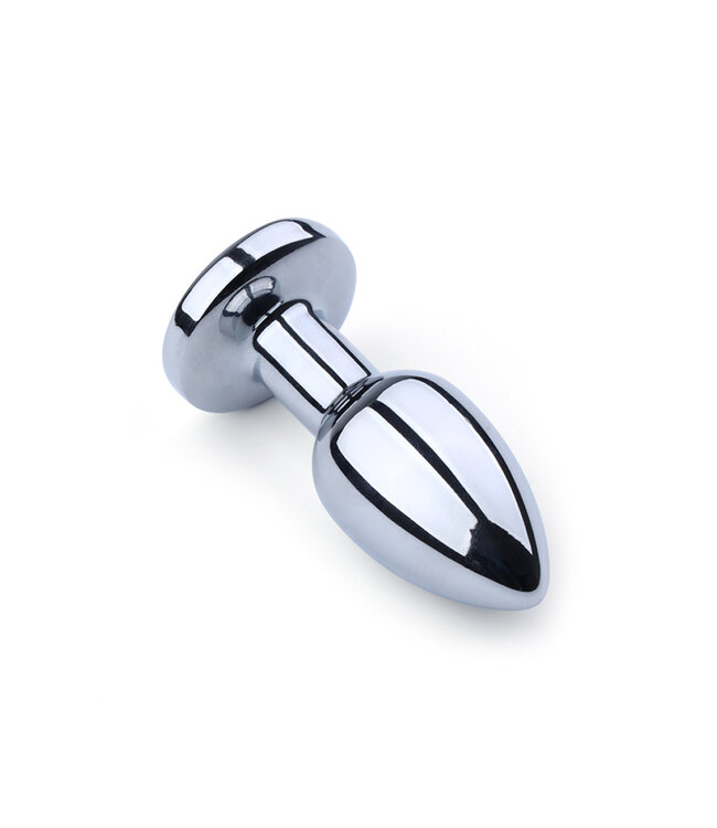 Kiotos Steel Vibrating Aluminium Butt Plug Medium with LED – Kiotos Steel Pleasure