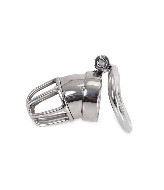 Kiotos Steel Stijlvolle Kiotos Cock Tube Kuisheidskooi van Roestvrij Staal - 3,5 cm Diameter