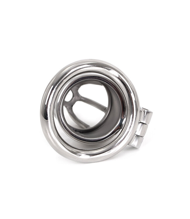 Kiotos Steel Edelstahl Kiotos Keuschheitskäfig 3,5 cm mit magnetischem Cockring