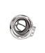 Kiotos Steel Edelstahl Kiotos Keuschheitskäfig 3,5 cm mit magnetischem Cockring