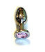 Kiotos Steel Kiotos Large Pink Jewel Plug - Elegant Stainless Steel Comfort