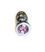 Kiotos Steel Kiotos Jewel Roestvrijstalen Plug Large met Roze Edelsteen - Comfort & Stijl