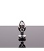 Kiotos Steel Luxe Jewel Buttplug Large Zwart 10,5 cm | Roestvrij Staal met Kristalhandvat
