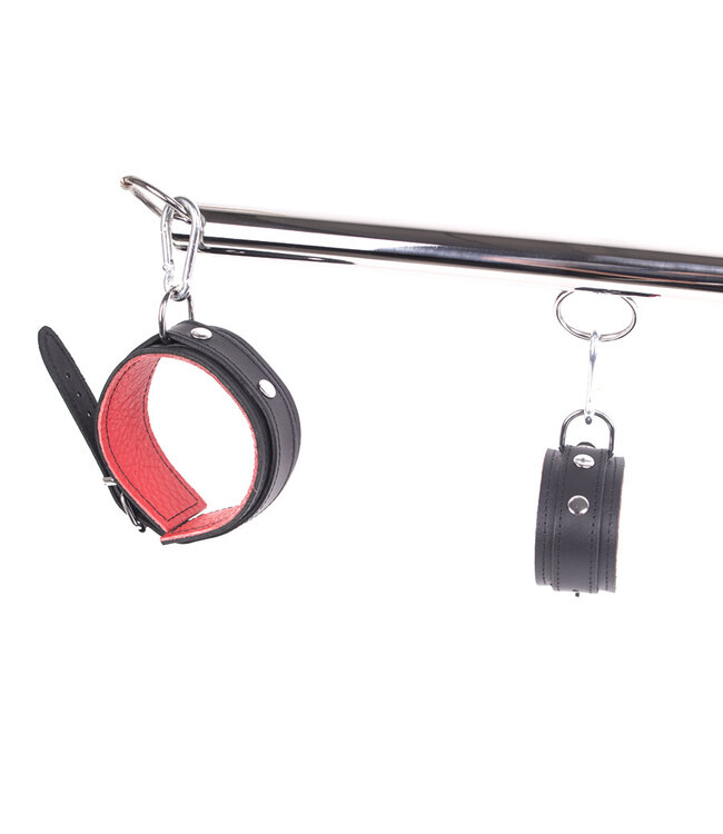 Kiotos Steel Luxuriöses Spreizstangenset 76 cm mit Leder & Edelstahl - Komfort & Stil
