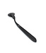 Kiotos Steel Mystery & Elegance: Single Classic Pinwheel in Matte Black 18 cm