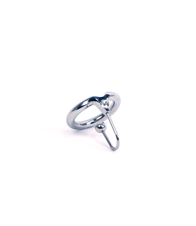 Kiotos Steel Luxuriöser Fancy Gem Spermstopper 30 mm aus hochwertigem Edelstahl