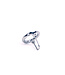 Kiotos Steel Fancy Gem Sperm Stopper 30mm - Luxury Stainless Steel with Diamond