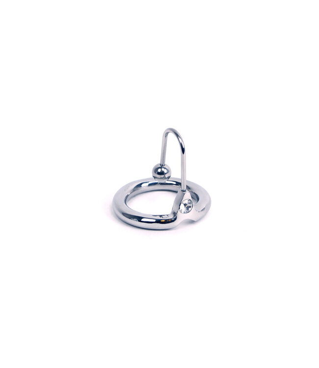 Kiotos Steel Luxe Fancy Gem Spermstopper 30mm | Hoogwaardig Roestvrij Staal met Diamant