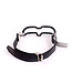 Kiotos Steel Adjustable Stainless Steel Mouth Spreader with Silicone & Leather Strap