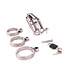 Kiotos Steel Deluxe 8 cm Stainless Steel Chastity Cage | Safe & Comfortable Lock