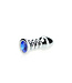 Kiotos Unisex Geriffelter blauer Buttplug 10,3 cm | Luxus für intensivere Orgasmen