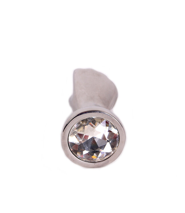 Kiotos Unisex Edelstahl-Faust-Buttplug 7 cm mit Edelstein – einzigartiges Vergnügen