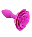 Kiotos X Label Elegant Pink Rose Silicone Anal Plug – Soft, Waterproof & Flexible 9cm