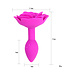 Kiotos X Label Elegant Pink Rose Silicone Anal Plug – Soft, Waterproof & Flexible 9cm
