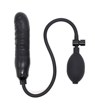 Kiotos X Label Verstelbare Zwarte Opblaasbare Dildo 53 cm – Veilig en Comfortabel voor Douche en Bad
