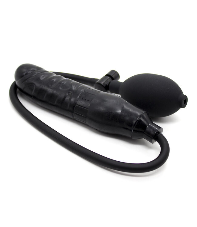 Kiotos X Label Comfortable 53cm Inflatable Black Dildo - Safe, Waterproof & Adjustable
