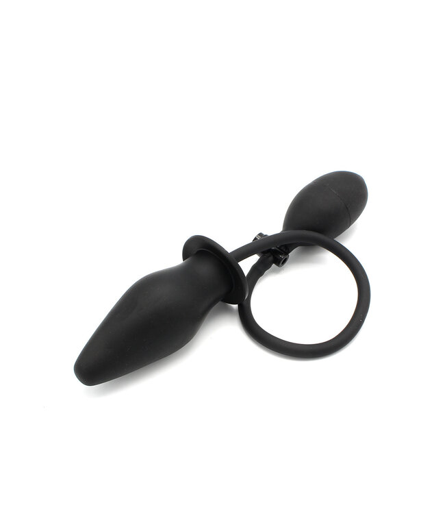 Kiotos X Label Comfort & Safety Inflatable Black Anal Plug 50 cm - Adjustable & Waterproof