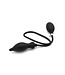 Kiotos X Label Comfortable Inflatable Black Anal Plug 7cm with Pump - Waterproof