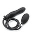 Kiotos X Label Inflatable Black Dildo 74cm - Adjustable Thickness & Safety Valve