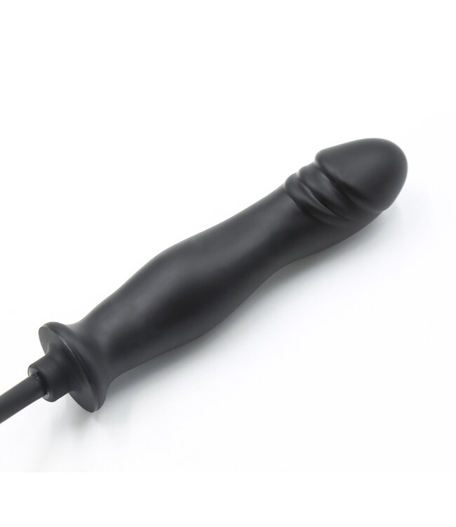 Kiotos X Label Verstelbare Zwarte Opblaasbare Dildo 74 cm | Comfortabele Stimulatie en Veiligheid
