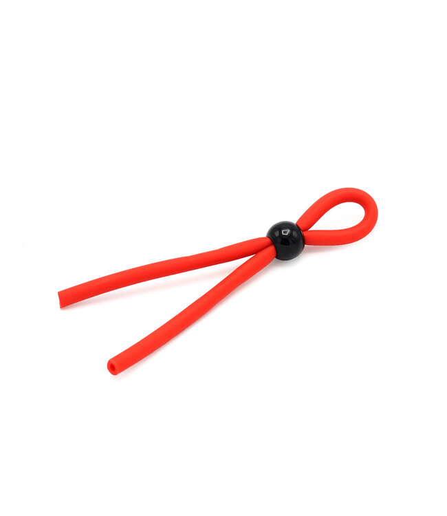 Kiotos X Label The Red Strangler: Adjustable Silicone Cock Ring for Ultimate Comfort