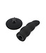 Kiotos X Label Zachte Silicone Zuigdildo met Schroefbare Zuignap - 13,5 cm Veilig Plezier