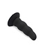 Kiotos X Label Zachte Silicone Zuigdildo met Schroefbare Zuignap - 13,5 cm Veilig Plezier