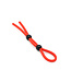 Kiotos X Label Kiotos Double Strangler Red Silicone Cock Ring for Comfort & Erection