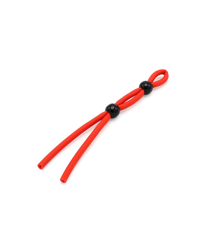 Kiotos X Label Kiotos Double Strangler Red | Weicher Silikon Cockring für Erektionen