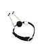 Kiotos X Label Verleidelijke 2-in-1 Siliconen Ball Gag met Tepelklemmen voor Intense BDSM Beleving